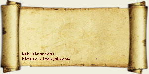 Isailo Milojević vizit kartica